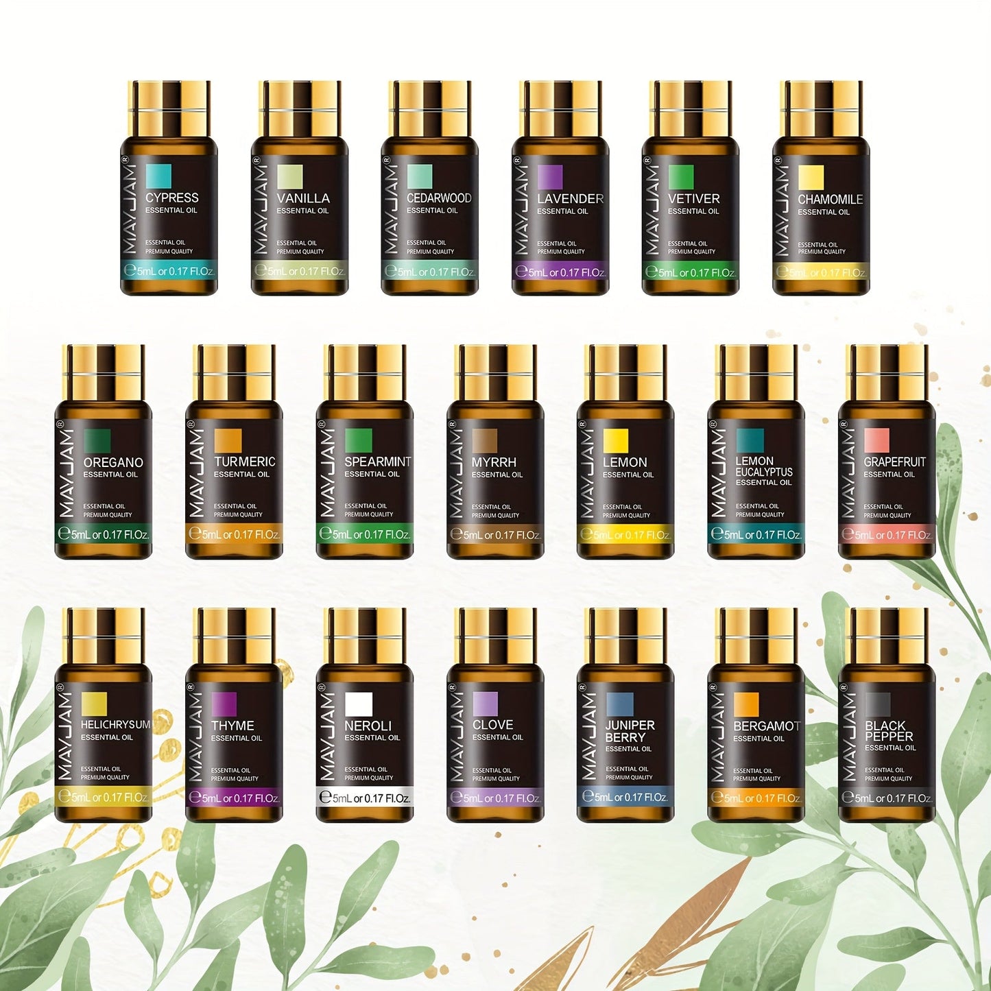 20pcs Essential Oils Gift Set Alcohol-Free