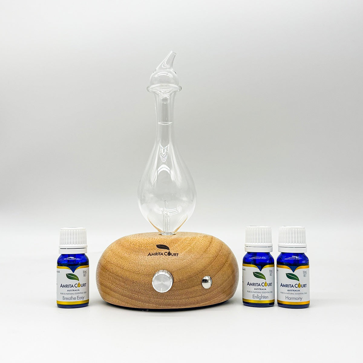 🧘 Meditation Ritual Bundle | Oscar Waterless Diffuser + Essential Oils for Focus & Calm